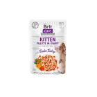 Brit Care Cat Pouch Kitten Fillets in Gravy Turkey 85 g mitrā barība kaķiem — Foto 1