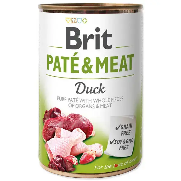 BRIT CARE wet Duck Paté & Meat 400 g
