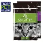 Tiger Pet Apple Scent 5 l - cementējoši pakaiši kaķu tualetei — Foto 1