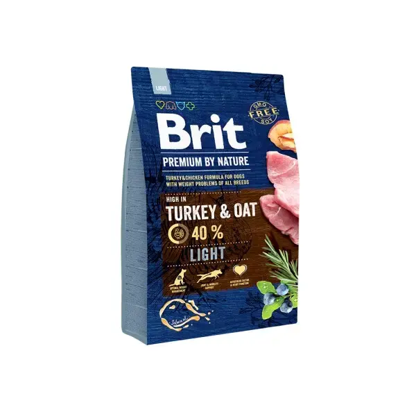 BRIT PREMIUM By Natur Light 3 kg barība suņiem
