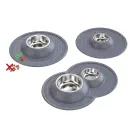 Volcano INOX Big d.39x6 h  cm., different colors — Foto 6