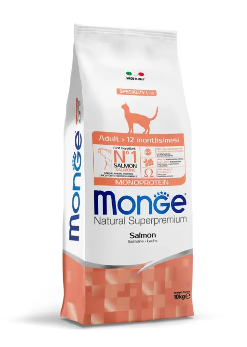 Monge Cat Adult Monoprotein Salmon 10 kg