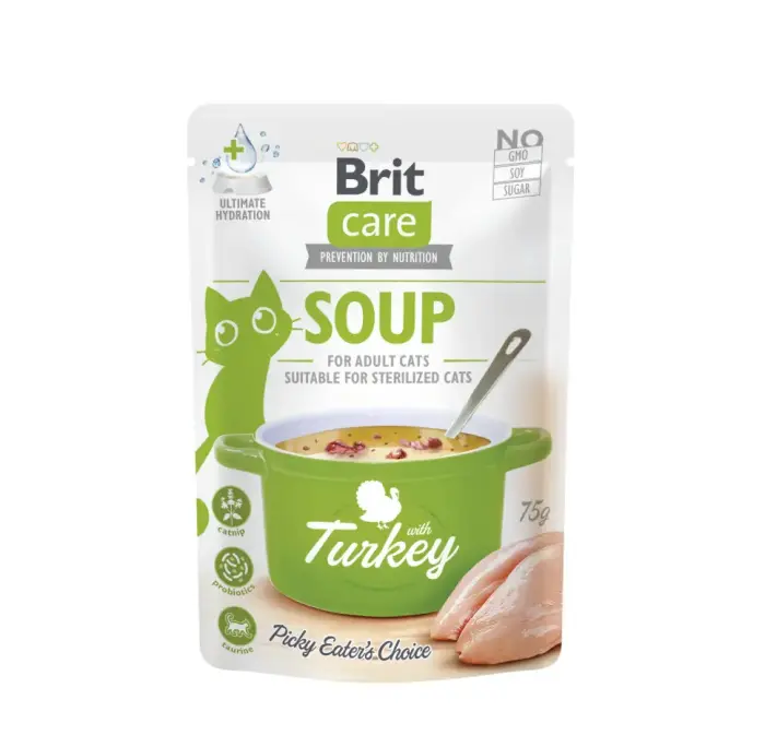 Brit Care Cat Soup Turkey 75 g