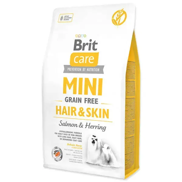 Brit Care Mini Hair & Skin 2 kg barība suņiem