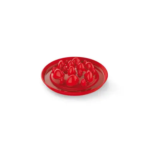 Pet bowl Honey Slow Food cm. 32x32x6 h with anti-slide, different colors