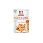 Brit Care Cat Pouch Fillets in Gravy Choice Chicken  85 g mitrā barība kaķiem — Foto 1