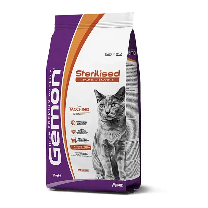 Gemon Cat Sterilised with Turkey 2 kg