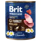 Brit Premium by Nature wet Turkey with Liver 800 g mitrā  barība suņiem — Foto 1
