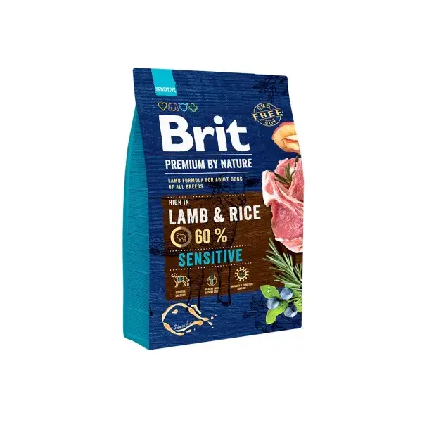 BRIT PREMIUM By Nature Sensitive Lamb 3 kg barība suņiem
