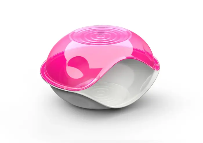 Plastmasas guļvieta Duck Plain Transparent cm.57x48x32