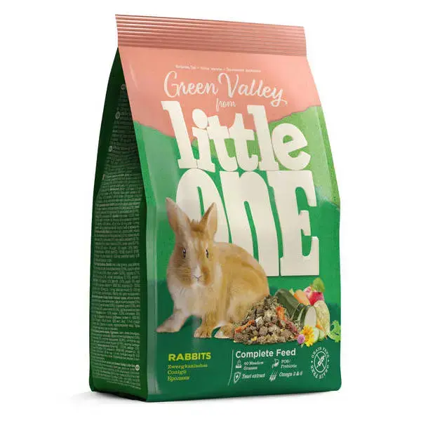 Little One "Green Valley" Rabbit 750 g -  barība trušiem