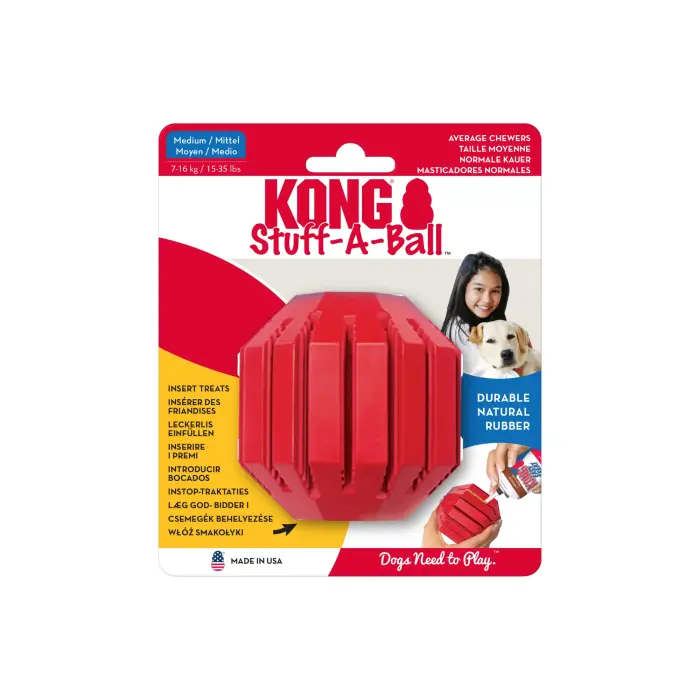 KONG Stuff-A-Ball Medium - rotaļlieta suņiem