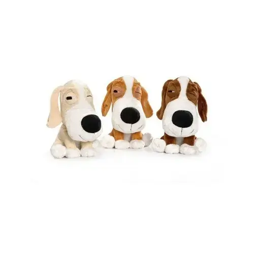 Stuffed dog toy LAZY 20cm, assorted