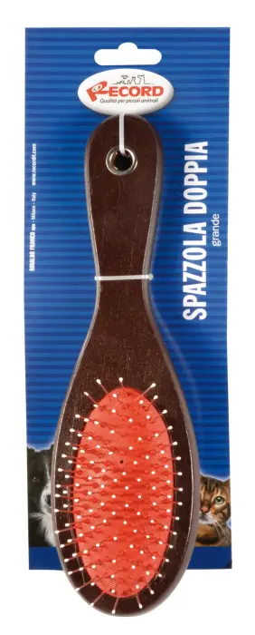 Wooden brushes double L 23cm