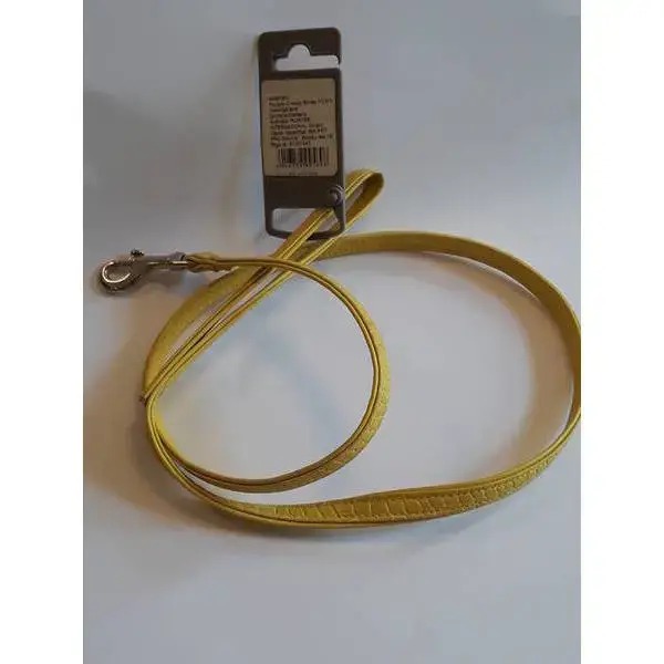 Pavada Croque Bones 11/110 Faux Leather Kroko yellow/yellow