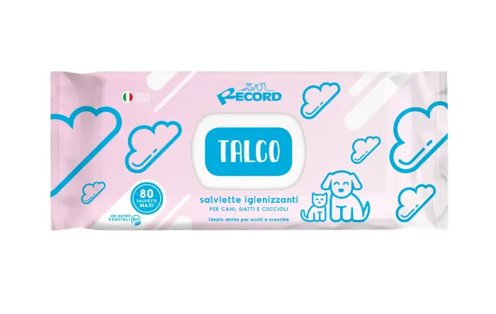Tīrošas salvetes suņiem/kaķiem TALC 80 gb.