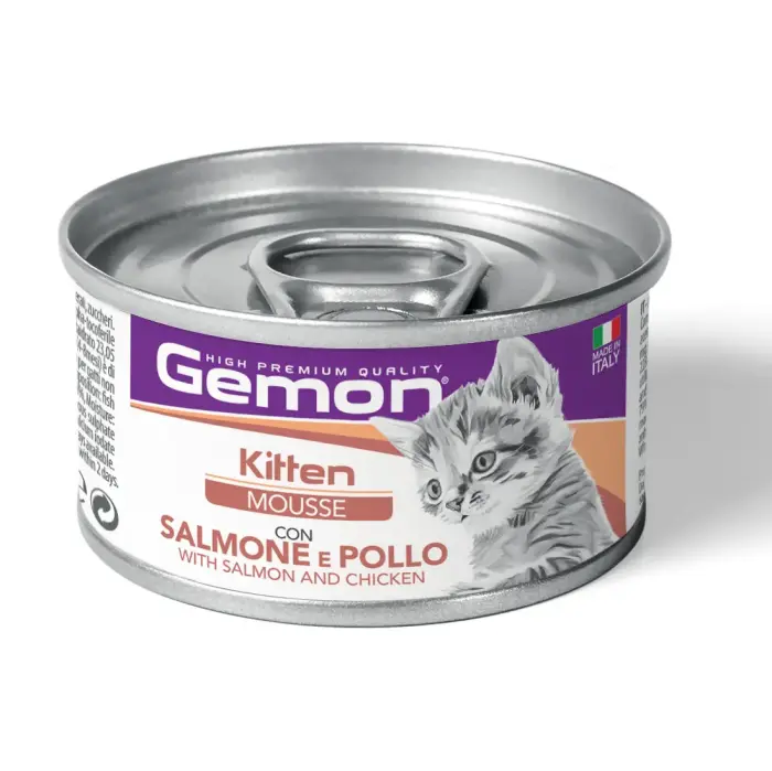 Gemon Cat Mousse Kitten with Salmon