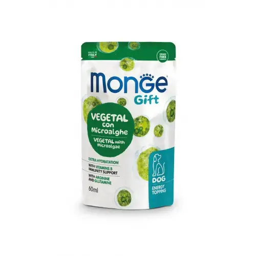 Monge Dog Gift Energy Topping Vegetal with Microalgae 60 ml