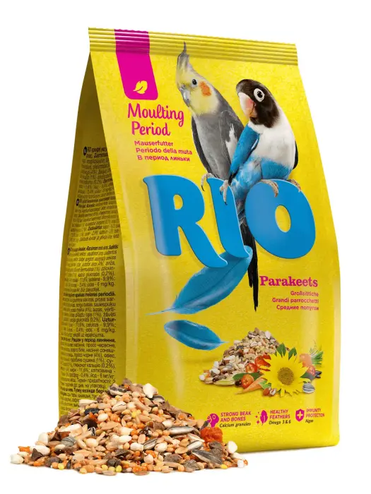 RIO food for parakeets 500 g  - barība vidējiem papagaiļiem spalvas mešanas periodā