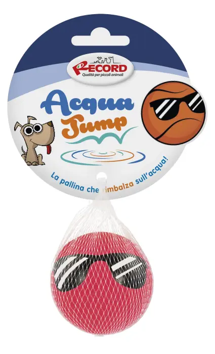 Dog toy ACQUA JUMP 5,7 cm pink