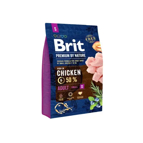 BRIT PREMIUM By Nature Adult S 3 kg barība suņiem