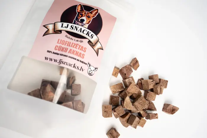LJ Snacks Liofilizētas cūku aknas 100 g