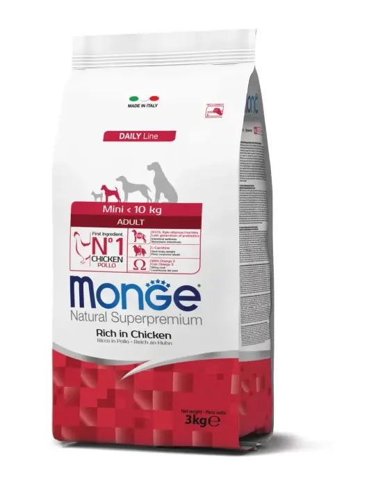 Monge Dog Mini Adult Rich in Chicken 3 kg