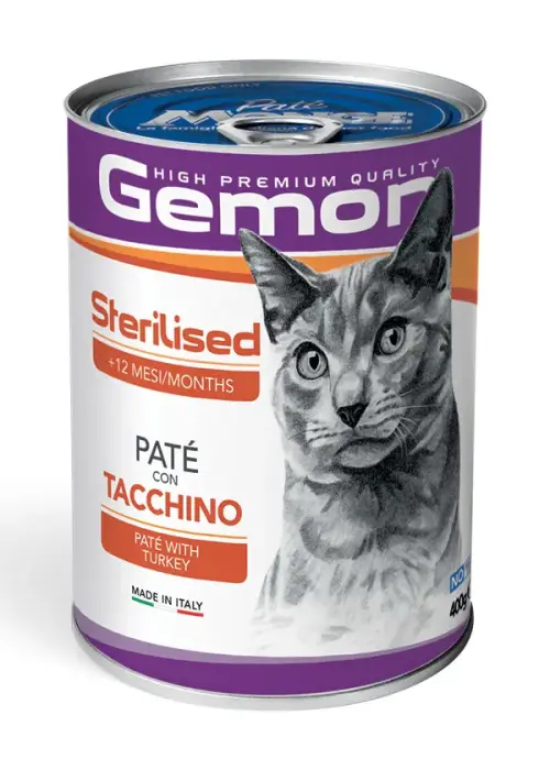 Gemon Cat Sterilised Pate with Turkey 400 g