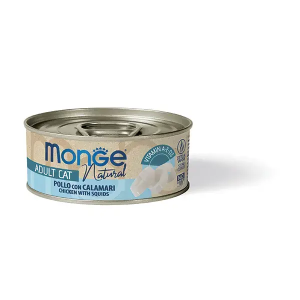 Monge Cat Natural Chicken with Squids 80 g