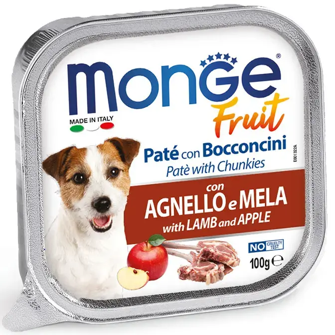 Monge Dog Fruit Pate and Chunkies