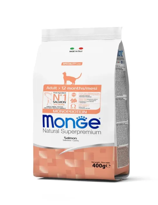 Monge Cat Adult Monoprotein Salmon 0,4 kg