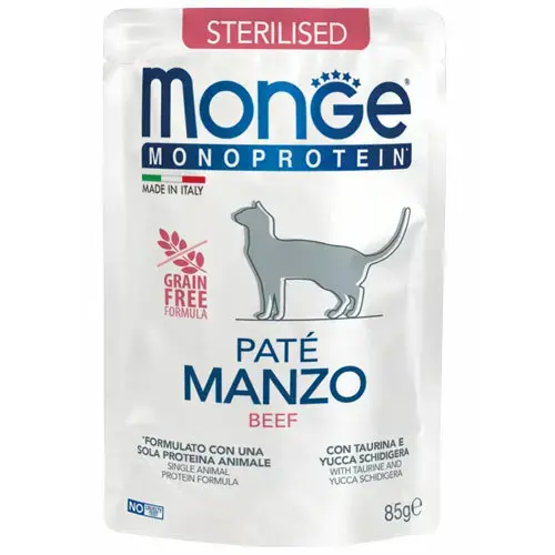 Monge Monoproteinic Pate 100% beef Sterilised 85 g