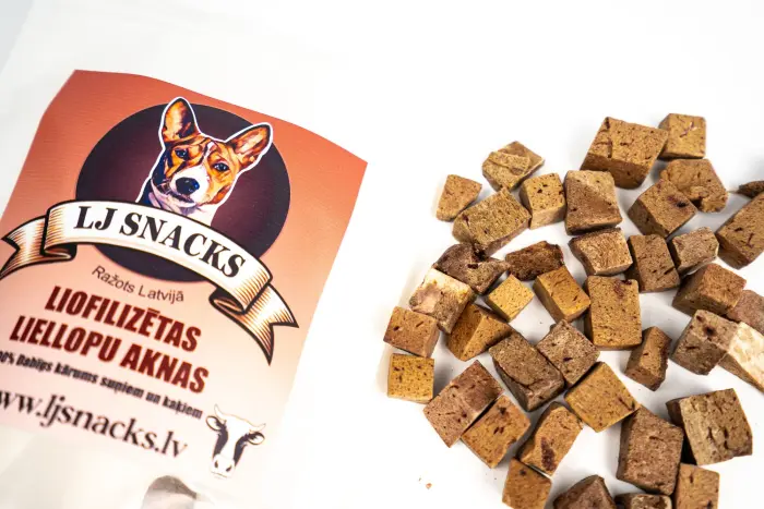 LJ Snacks Liofilizētas lielopu aknas 100 gr