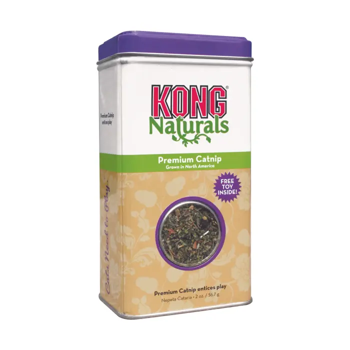 KONG Naturals Catnip 56,7 g - сушеная кошачья мята для наполнения игрушек для кошек