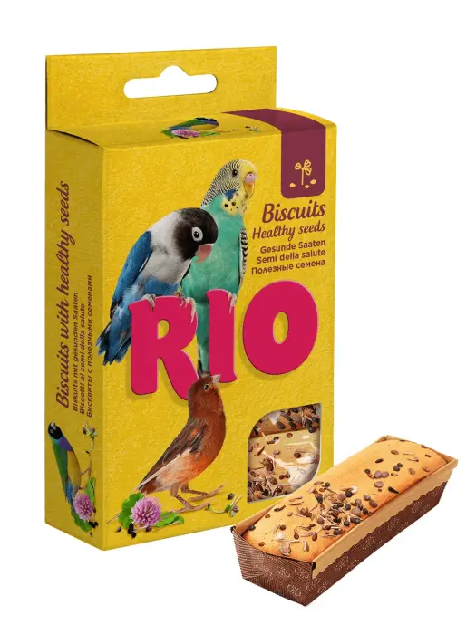 RIO Biscuits with healthy seeds for all types of birds 5x7g