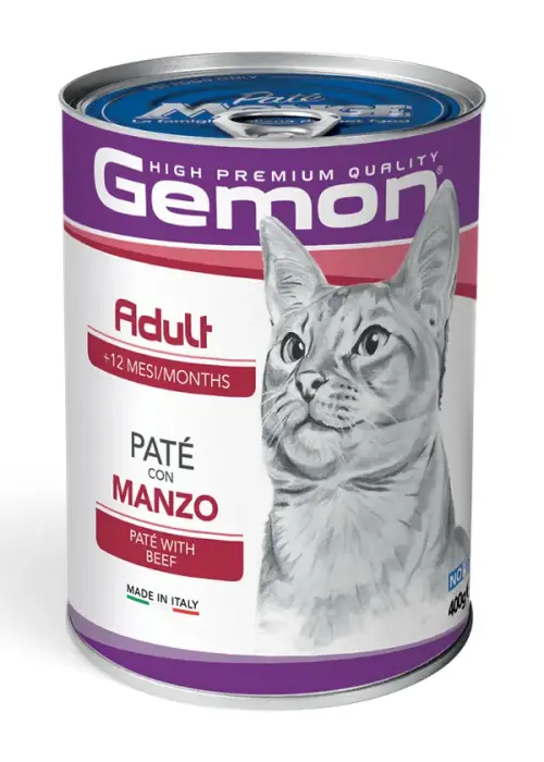 Gemon Cat Adult Pate with Beef 400 g