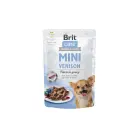 Brit Care Mini wet Venison fillets in gravy 85 g mitrā barība  suņiem — Foto 1