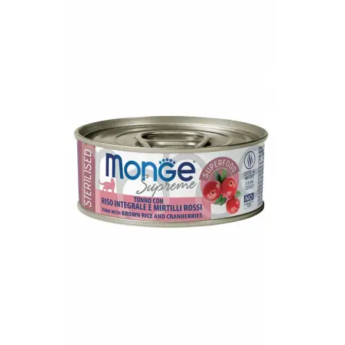 Monge Cat Supreme Sterilised Tuna Flakes