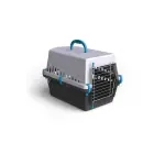 Pet carrier cm 50 x 33 x 32 h with metal door, different colors — Photo 1