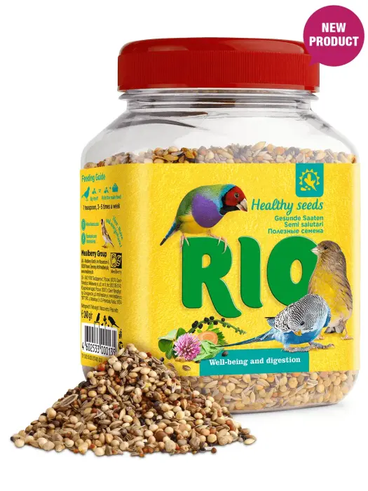 RIO Healthy seeds 240 g - papildbarība dekoratīvajiem putniem