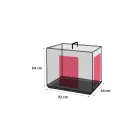 Flamingo metāla būris (ar divām durtiņām) EBO L 56x92x64cm pelēks — Foto 5