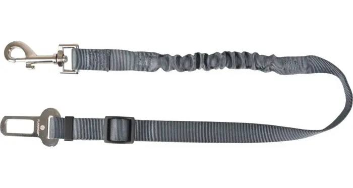 Flamingo auto drošības josta adapteris RUKA SHOCK ABSORBER GREY 52-65cm/20mm