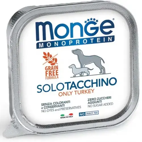 Monge Dog Monoprotein Pate Only Turkey
