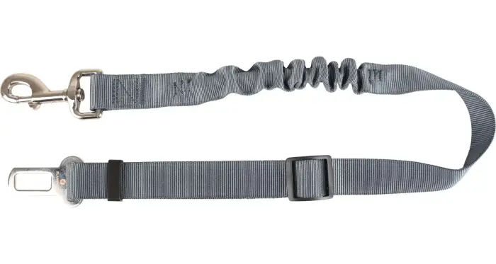Flamingo auto drošības josta adapteris RUKA SHOCK ABSORBER GREY 60-80cm/25mm