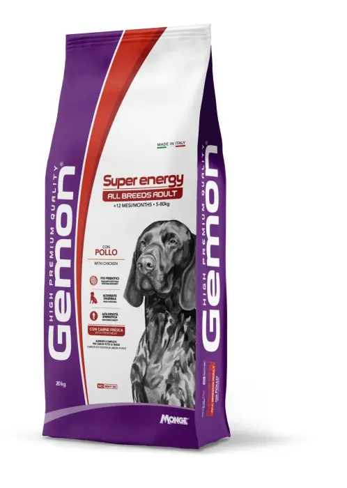 Gemon Dog Super Energy All Breeds Adult with Chicken 20 kg
