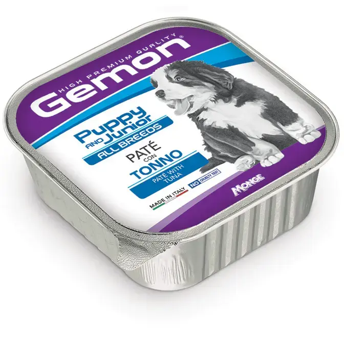 Gemon Dog All Breeds Puppy and Junior Pate with Tuna 150 g