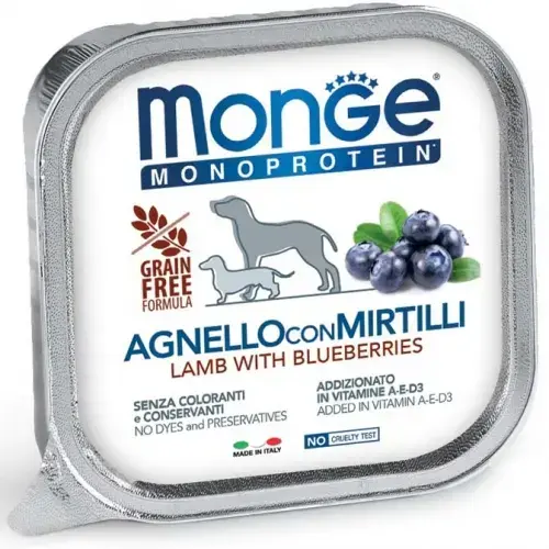 Monge Dog Monoprotein Fruits Pate Lamb