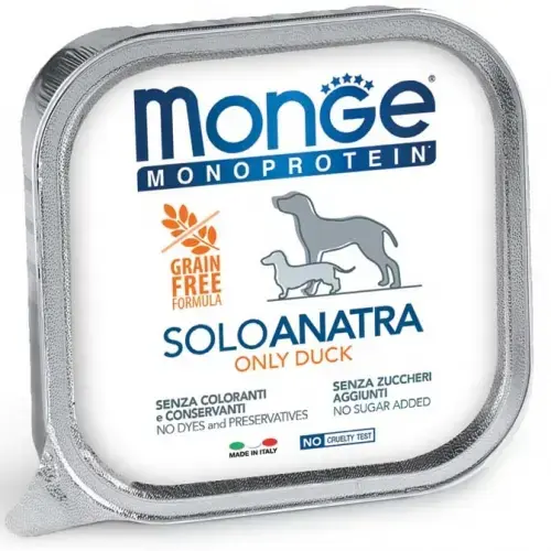 Monge Dog Monoprotein Pate Only Duck 150 g