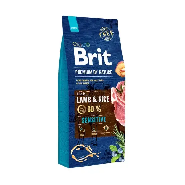 BRIT PREMIUM By Nature Sensitive Lamb 15 kg barība suņiem