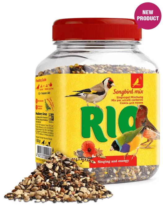 RIO Songbird mix 240 g - papildbarība dekoratīvajiem putniem